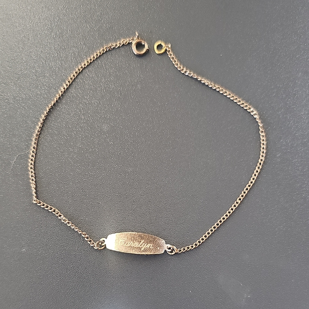 Gold Chain Bracelet "Carolyn"